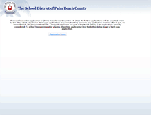 Tablet Screenshot of choiceschools.palmbeachschools.org